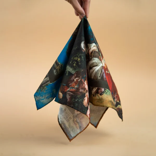 The Bird Catcher - pocket square and neckerchief - Image 5